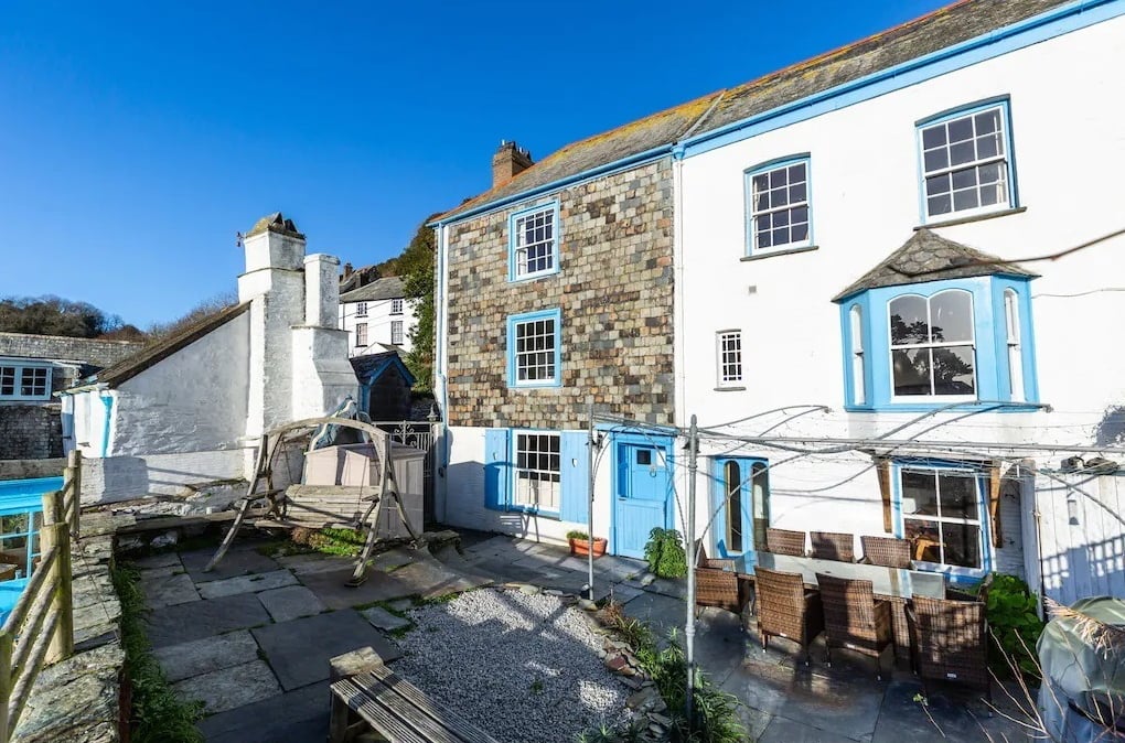 Polperro House patio